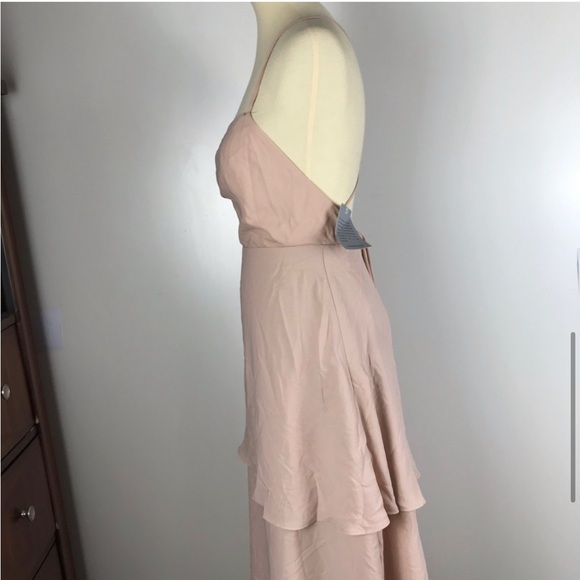 Show Me Your Mumu NEW NWT Calypso Ruffle Blush Bridesmaid Prom Dress Size Small - Picture 6 of 7